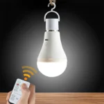 Camping Style Remote Controlled Rechargeable Emergency Light Bulb - Image 3