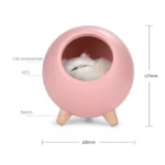 Cute Cat Pet House Night Light with Bluetooth Speaker - Image 7