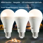 Camping Style Remote Controlled Rechargeable Emergency Light Bulb - Image 8
