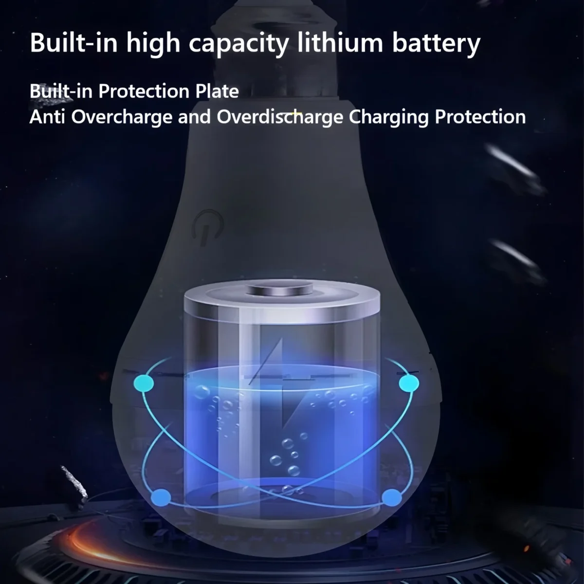 Camping Style Remote Controlled Rechargeable Emergency Light Bulb - Image 9