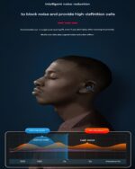 Clip On Bone Conduction ANC Gaming Earbuds with LED Display - Image 10