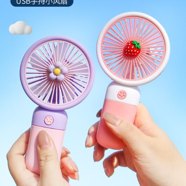 Mini Flower Handheld Fan