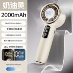Portable Ice Cooling Handheld Fan with Digital Display - Image 4
