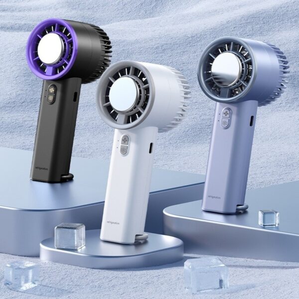 Portable Ice Cooling Handheld Fan